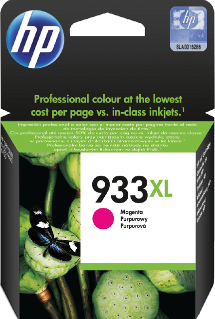 Inktcartridge HP CN055AE 933XL rood afbeelding