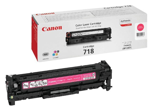 Tonercartridge Canon 718 rood afbeelding
