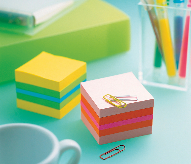 Memoblok Post-it 2051 51x51mm kubus lemon — Foto 2 van 2