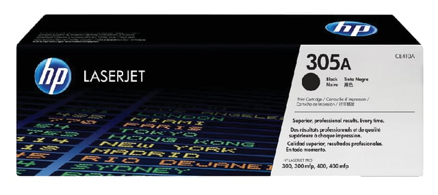 Tonercartridge HP CE410A 305A zwart afbeelding
