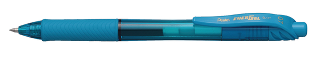 Gelschrijver Pentel BL107 Energel-X medium lichtblauw afbeelding