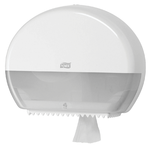 Toiletpapier Tork T2 Premium jumbo klein 3-laags 120m wit 110255 — Foto 2 van 2