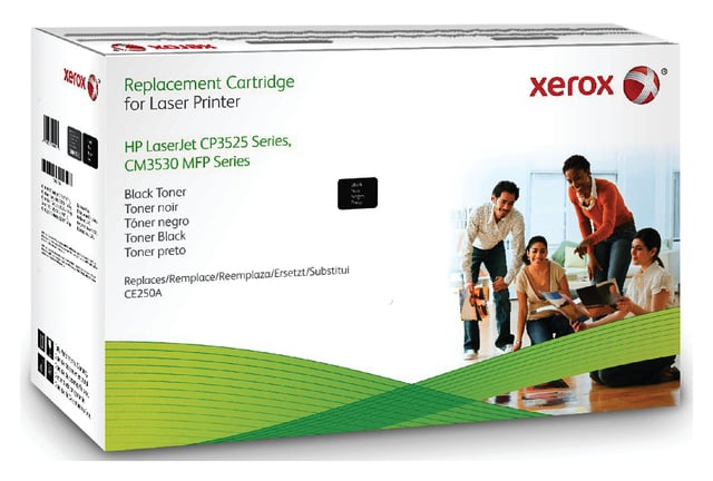 Tonercartridge Xerox alternatief tbv HP CE250A 504A zwart afbeelding