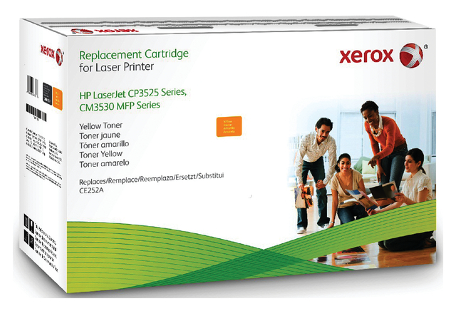 Tonercartridge Xerox alternatief tbv HP CE252A 504A geel afbeelding
