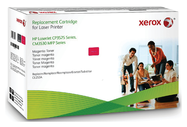 Tonercartridge Xerox alternatief tbv HP CE253A 504A rood afbeelding
