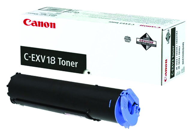 Tonercartridge Canon C-EXV 18 zwart afbeelding