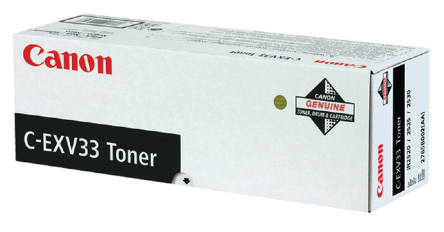 Tonercartridge Canon C-EXV 33 zwart afbeelding