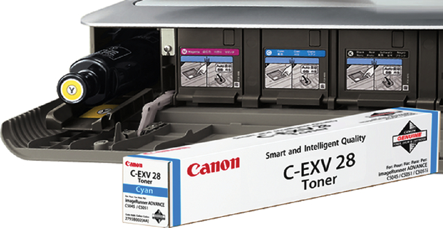 Tonercartridge Canon C-EXV 28 blauw afbeelding