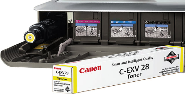 Tonercartridge Canon C-EXV 28 geel afbeelding