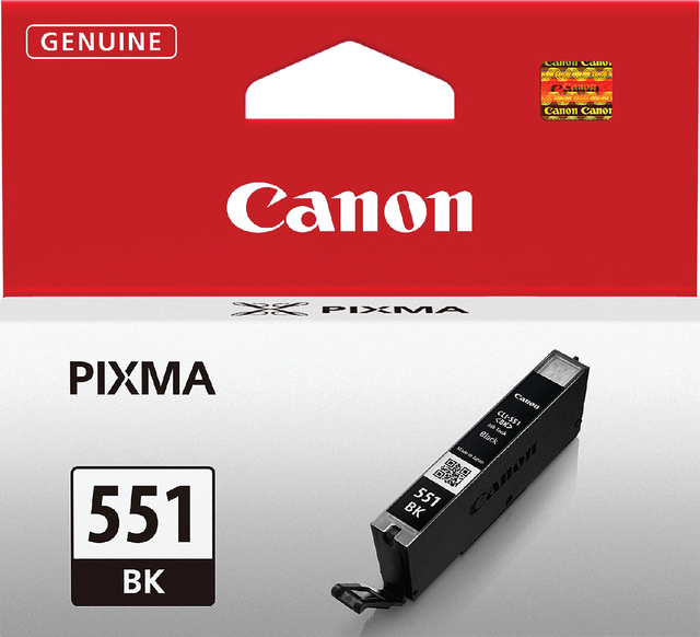 Inktcartridge Canon CLI-551 zwart afbeelding