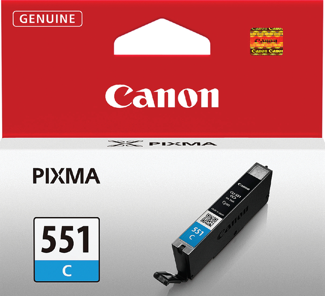 Inktcartridge Canon CLI-551 blauw afbeelding