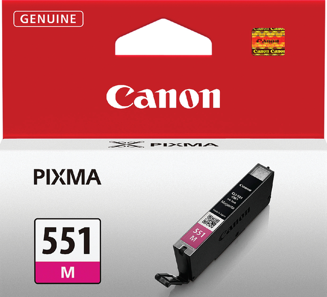Inktcartridge Canon CLI-551 rood afbeelding