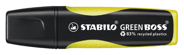 Markeerstift STABILO GREEN BOSS 6070/24 geel afbeelding