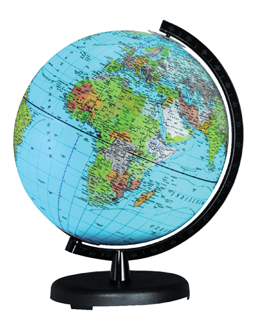 Globe Columbus Terra kunststof voet 26cm 552610/H afbeelding