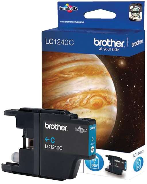 Inktcartridge Brother LC-1240C blauw afbeelding