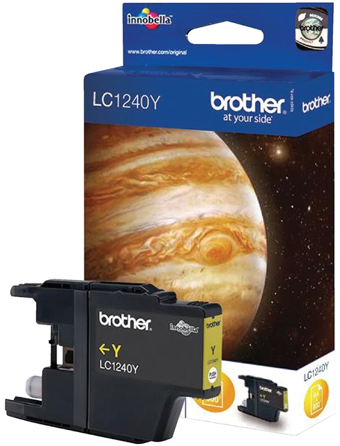 Inktcartridge Brother LC-1240Y geel afbeelding
