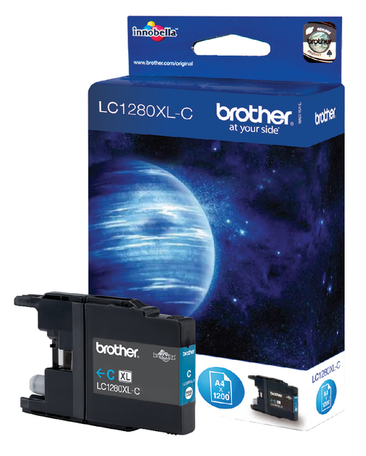 Inktcartridge Brother LC-1280XLC blauw afbeelding