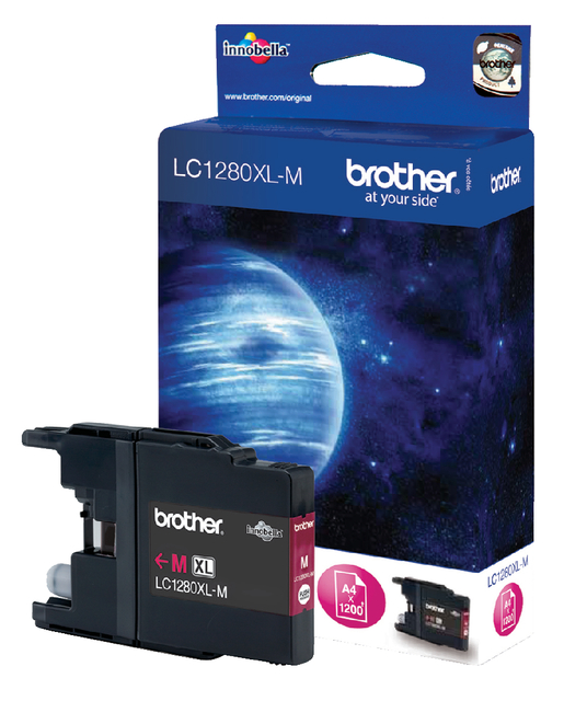 Inktcartridge Brother LC-1280XLM rood afbeelding