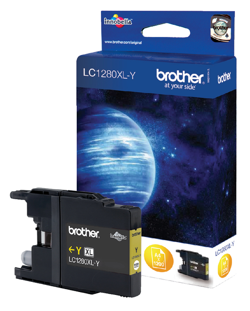 Inktcartridge Brother LC-1280XLY geel afbeelding