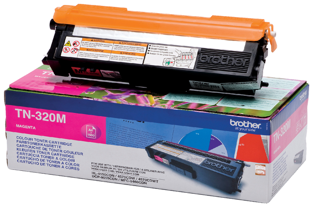 Toner Brother TN-320M rood afbeelding
