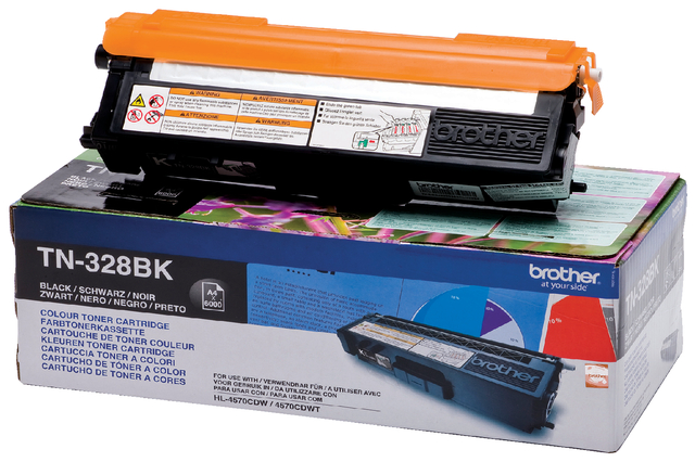 Toner Brother TN-328BK zwart afbeelding