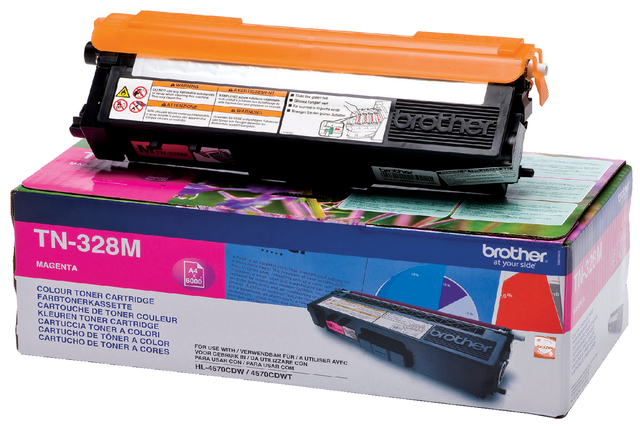 Toner Brother TN-328M rood afbeelding