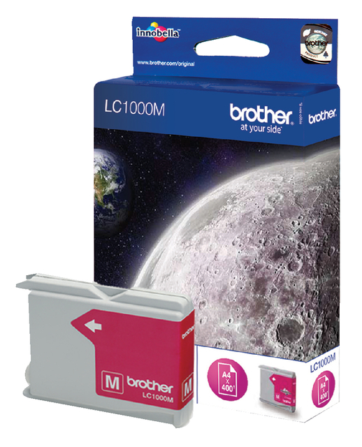 Inktcartridge Brother LC-1000M rood afbeelding