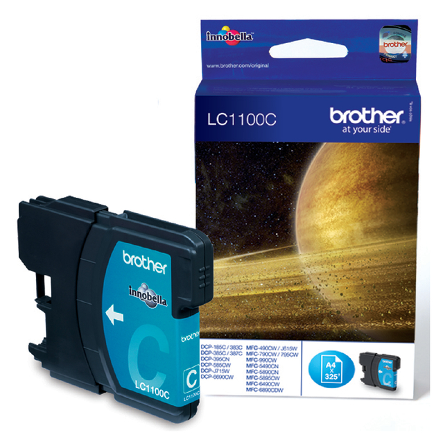 Inktcartridge Brother LC-1100C blauw afbeelding