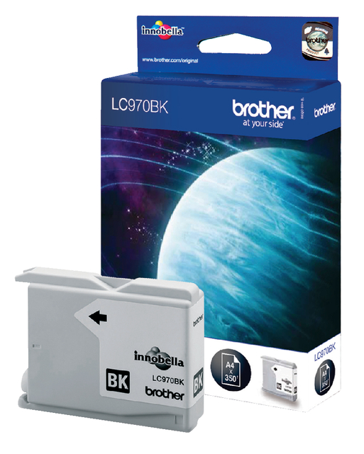 Inktcartridge Brother LC-970BK zwart afbeelding