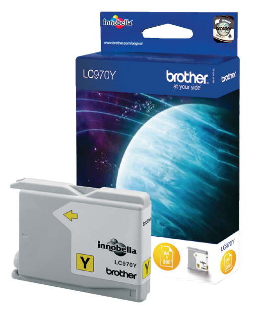 Inktcartridge Brother LC-970Y geel afbeelding