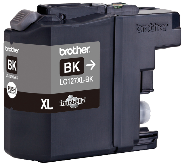 Inktcartridge Brother LC-127XLBK zwart afbeelding