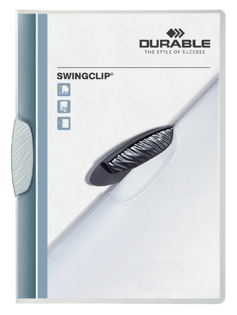 Klemmap Durable Swingclip 30 vellen wit afbeelding