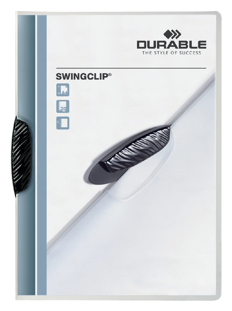 Klemmap Durable Swingclip 30 vellen zwart afbeelding