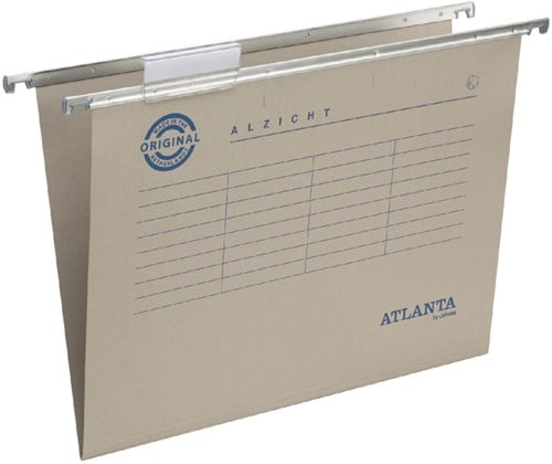 Hangmap Djois Alzicht frontaal A4  recycled V-bodem 312x235mm grijs