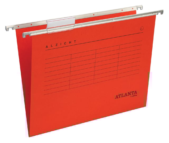 Hangmap Djois Alzicht folio frontaal recycled V-bodem rood afbeelding