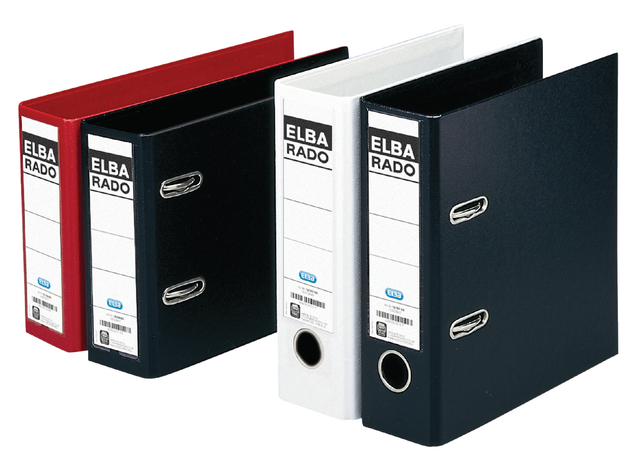 Ordner Elba Rado Plast A5 staand 75mm pvc zwart — Foto 2 van 2