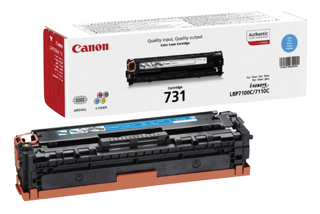 Tonercartridge Canon 731 blauw afbeelding