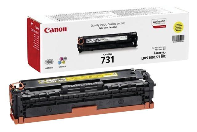 Tonercartridge Canon 731 geel afbeelding