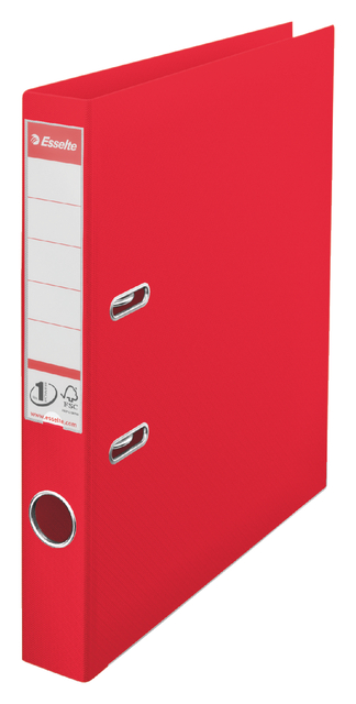 Ordner Esselte Vivida No.1 50mm PP A4 rood afbeelding