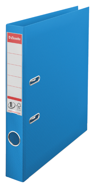 Ordner Esselte No.1 Power VIVIDA 50mm 30% gerecycled PP folie blauw afbeelding
