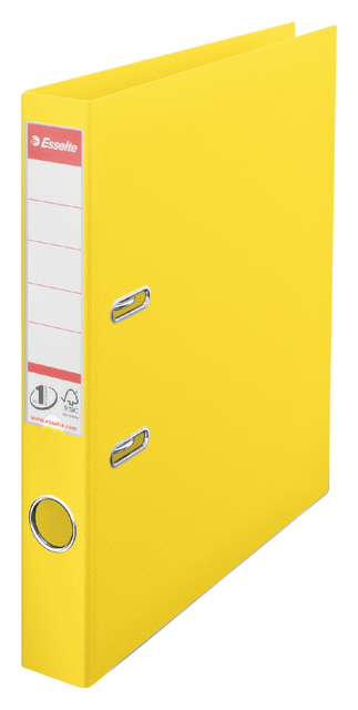 Ordner Esselte Vivida No.1 50mm PP A4 geel afbeelding