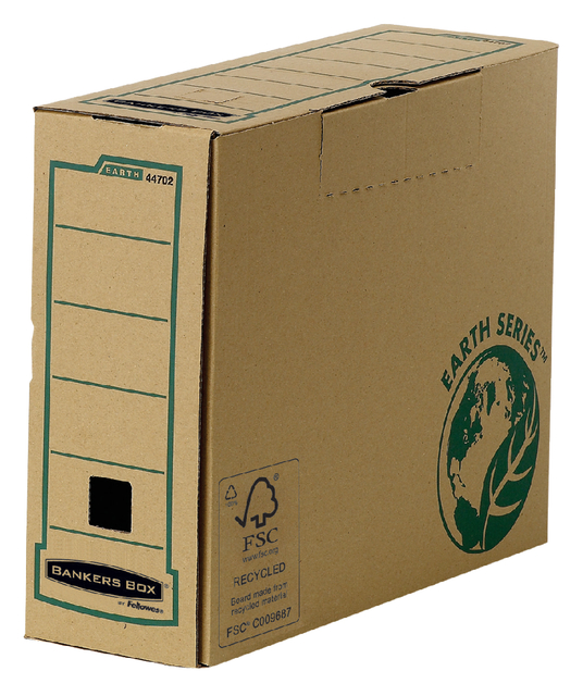 Archiefdoos Bankers Box Earth A4 100mm bruin afbeelding