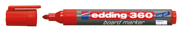 Whiteboardmarker edding 360 rond 1.5-3mm rood afbeelding