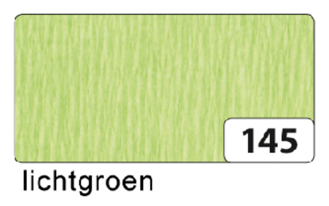 Crêpepapier Folia 250x50cm nr145 lichtgroen afbeelding