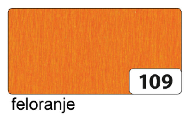 Crêpepapier Folia 250x50cm nr109 feloranje afbeelding
