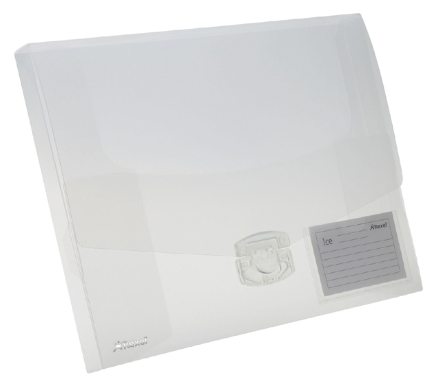 Elastobox Rexel ice 25mm transparant afbeelding