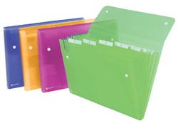 Sorteermap Rexel Ice 6-vaks assorti