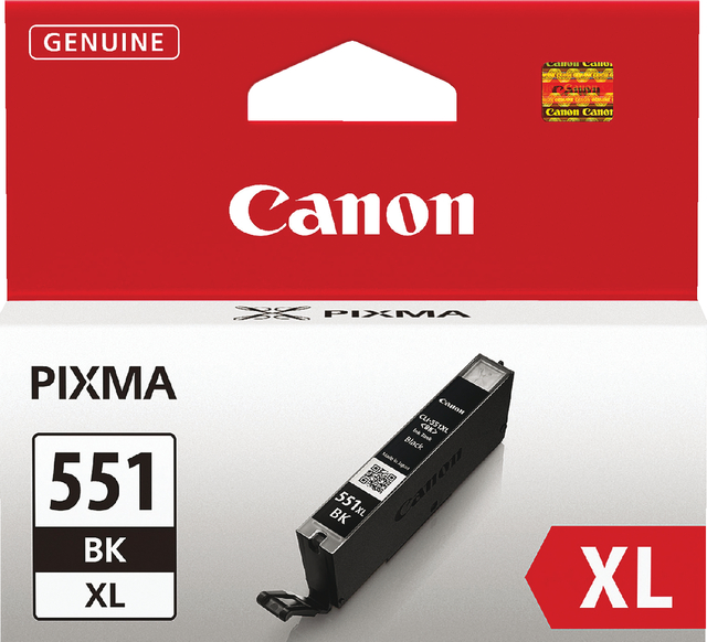 Inktcartridge Canon CLI-551XL zwart afbeelding