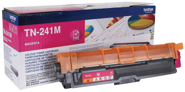 Toner Brother TN-241M rood afbeelding
