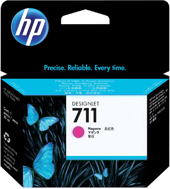 Inktcartridge HP CZ131A 711 rood afbeelding